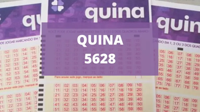Resultado da Quina concurso 5628 de hoje, terça (10/08/21)