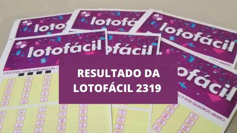 Resultado da Lotofácil 2319 de hoje, sexta-feira (27/08/21)