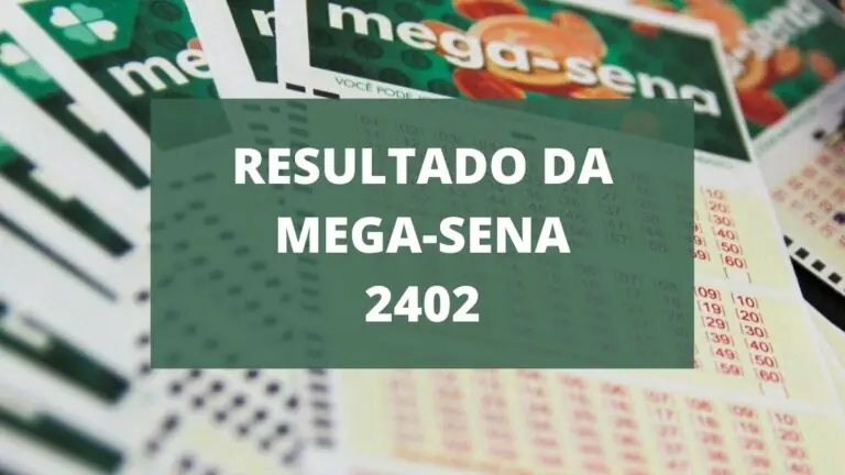 Resultado da Mega-Sena concurso 2402 de sábado (21/08/2021)