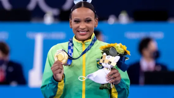 VÍDEO: veja o salto de Rebeca Andrade nas Olimpíadas que ganhou ouro