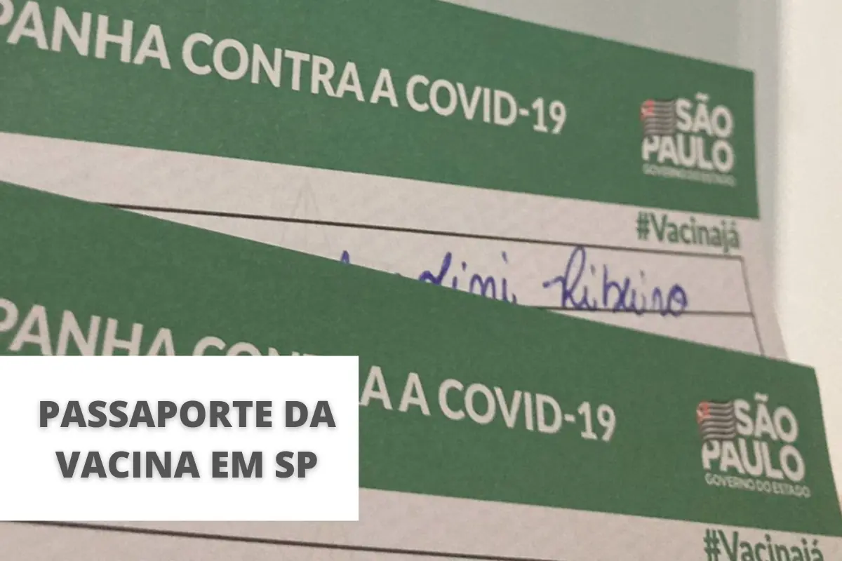Passaporte da vacina em SP