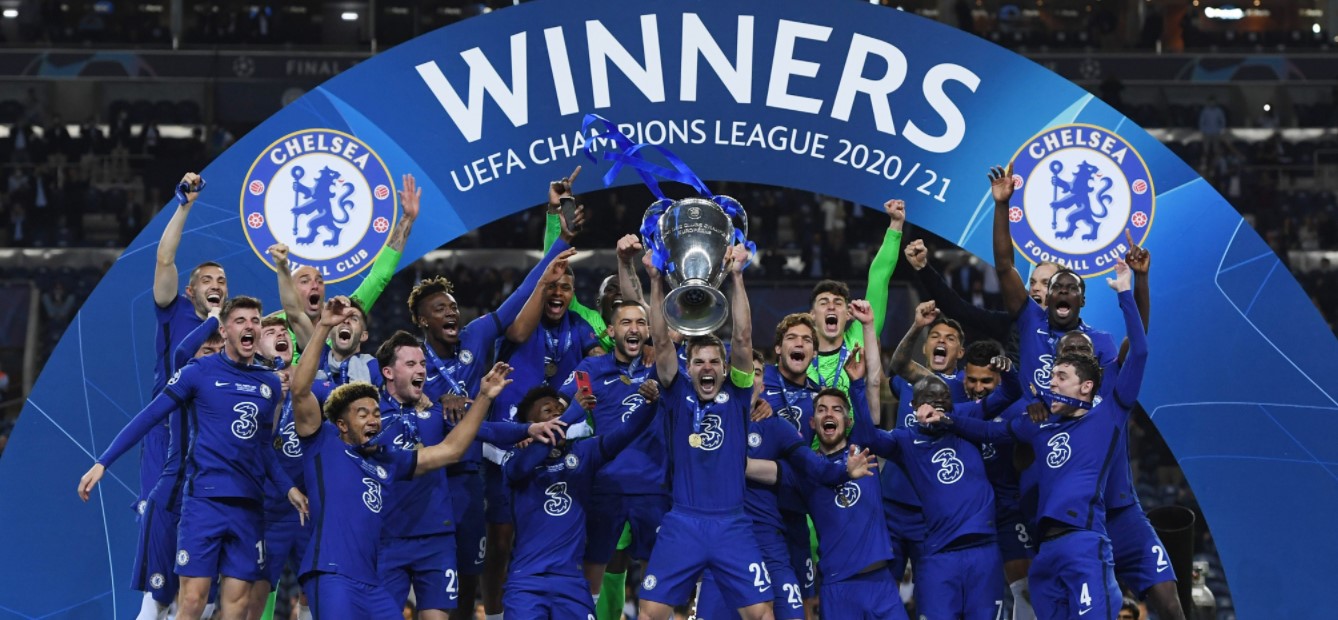 Chelsea é o atual campeão da champions league, mas encara a juventus no próximo jogo