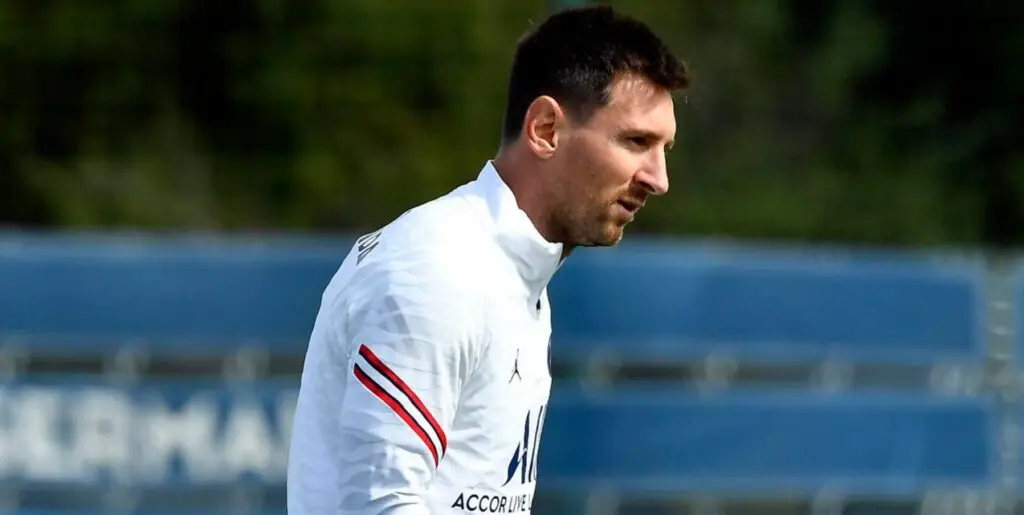 estreia de messi no psg