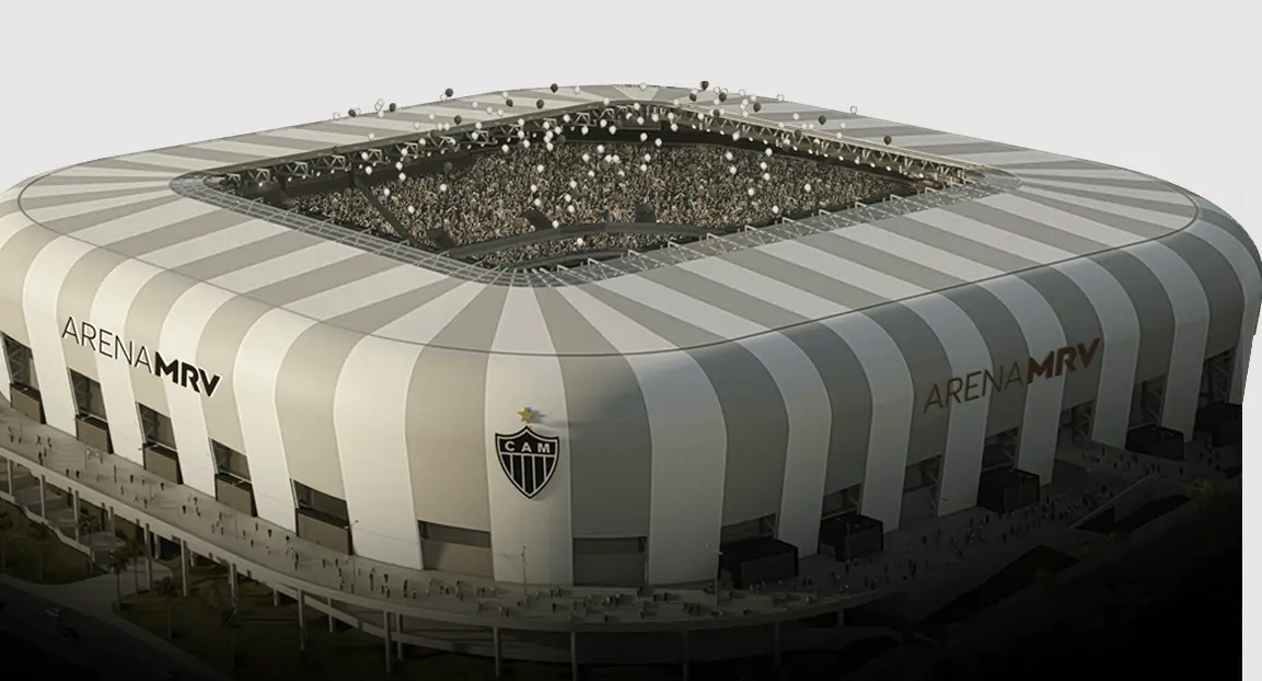 Arena MRV será a casa do Atlético MG e deve ficar pronta em 2022