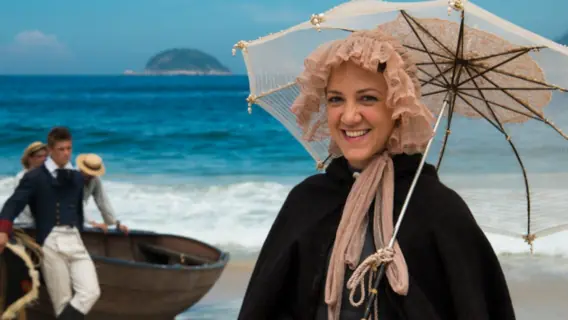 Bia Guedes em Novo Mundo: personagem está na novela das 6