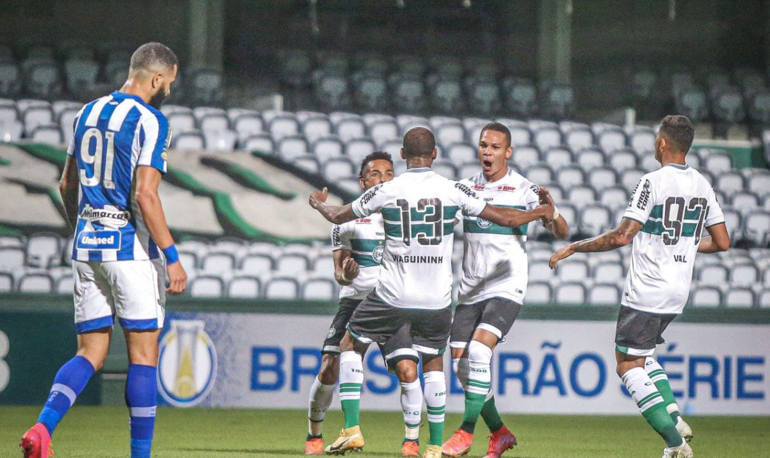 Coritiba é o atual líder da classificação da Série B 2021