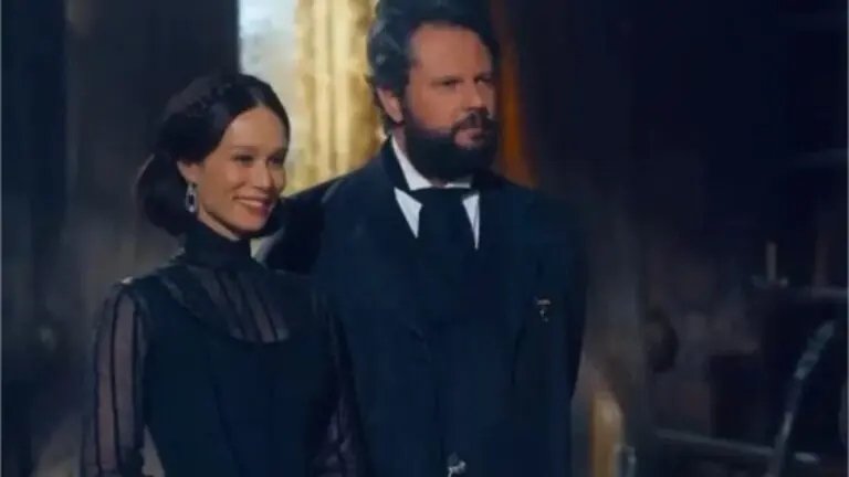 Nos Tempos do Imperador: Teresa flagra beijo entre Pedro e Luísa