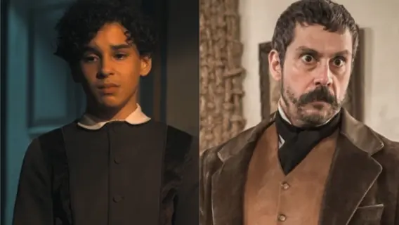 Nos Tempos do Imperador: 2 atores interpretam Tonico criança