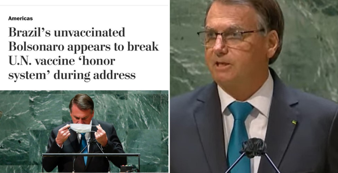 Repercussão do discurso de Bolsonaro na ONU