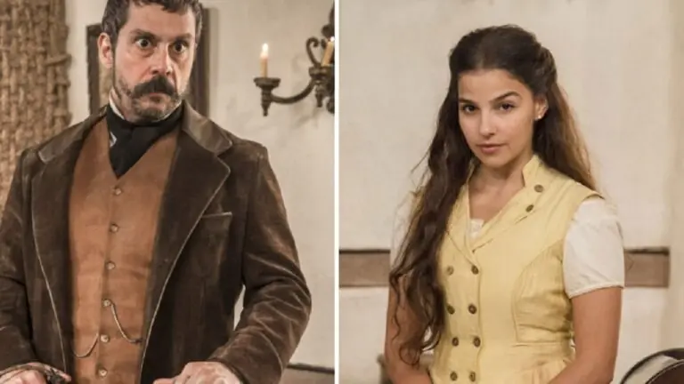 Tonico vai prejudicar carreira de Pilar em Nos Tempos do Imperador