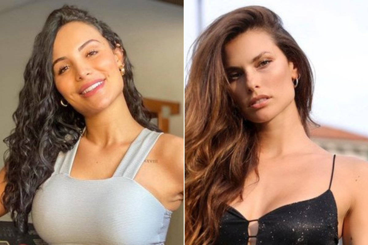 Aline e Dayane a fazenda