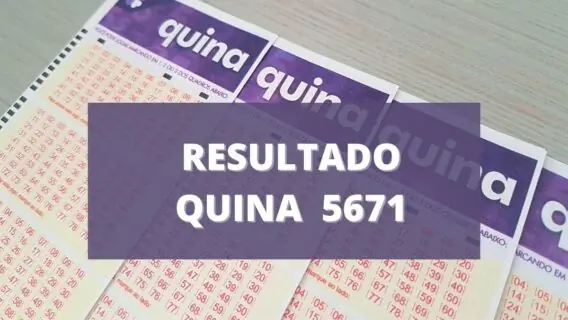 Resultado da Quina concurso 5671 de hoje, quinta (30/09/21)
