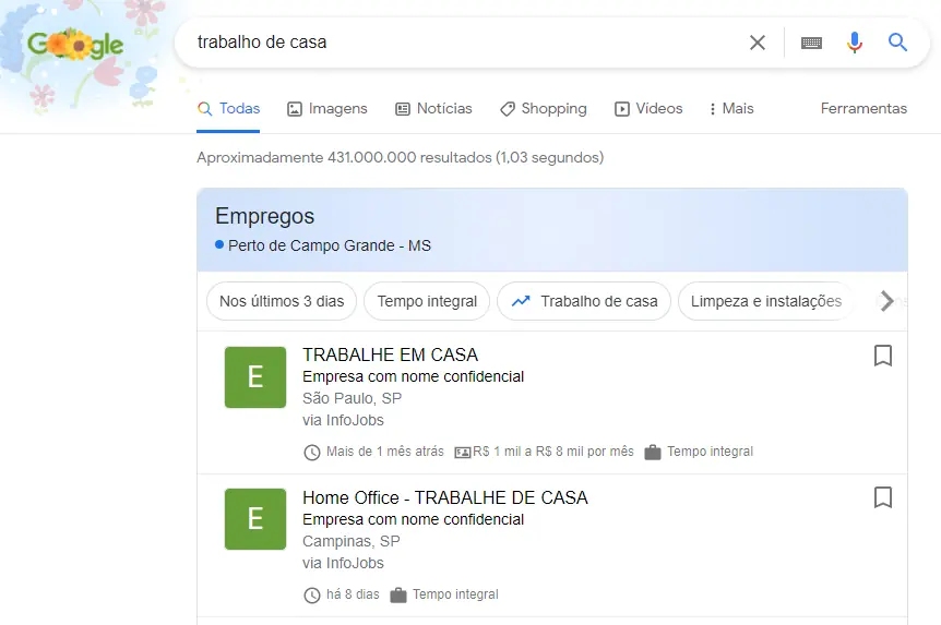 home office para o Google home office para o Google