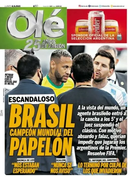 repercussão brasil e argentina