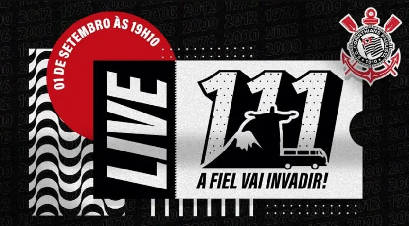 Live do Timão para celebrar 111 anos ocorre na Neo Química Arena, mas sem público
