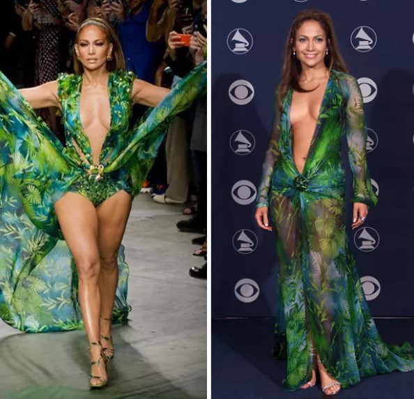 jennifer lopez vestido verde 23 anos Google