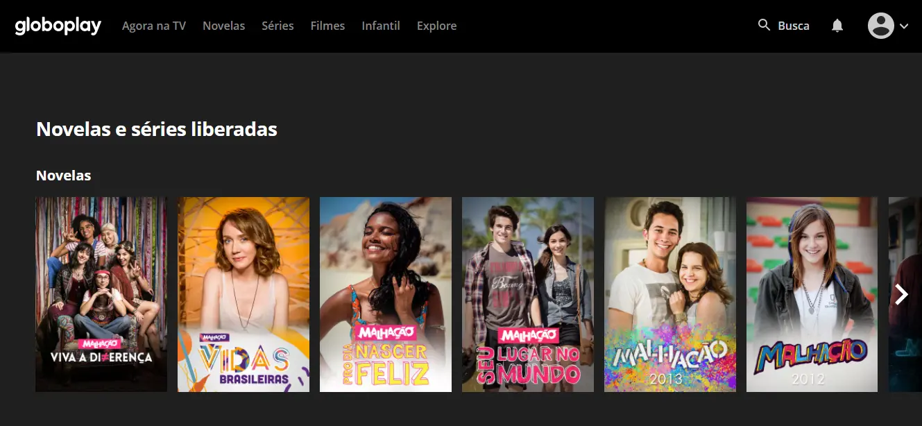 assistir as novelas da Globo de graça