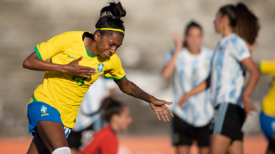 Brasil garante resultado de 4 a 1 no jogo diante da Argentina no feminino