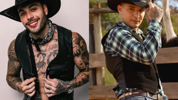 MC Gui e Gui Araújo brigam por farinha láctea em A Fazenda 2021