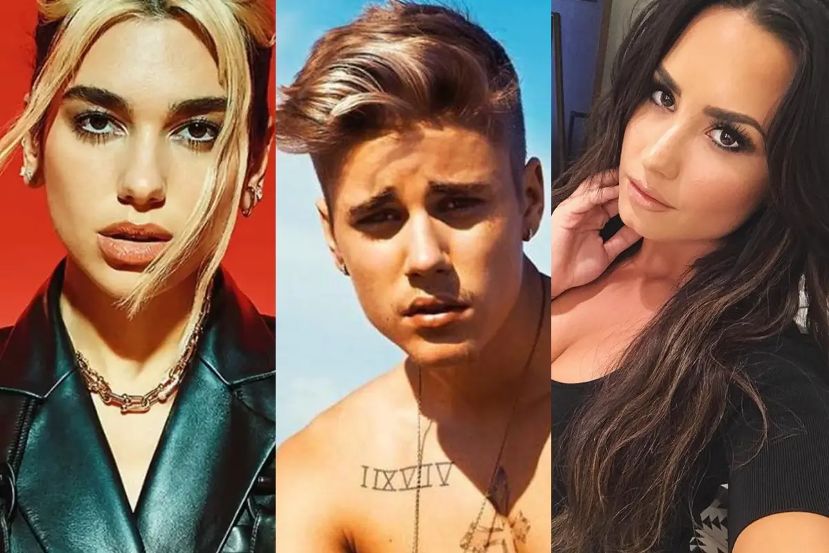 rock in rio dua lipa justin bieber e demi lovato