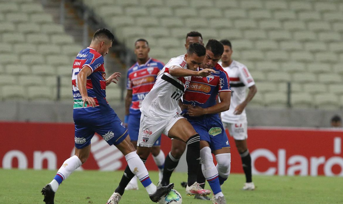 Fortaleza x São Paulo terá transmissão ao vivo da tv fechada e aberta