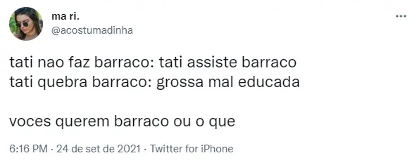 Tati Quebra Barraco
