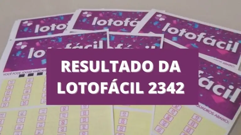 Resultado da Lotofácil 2342 de hoje, quinta-feira (07/10/21)