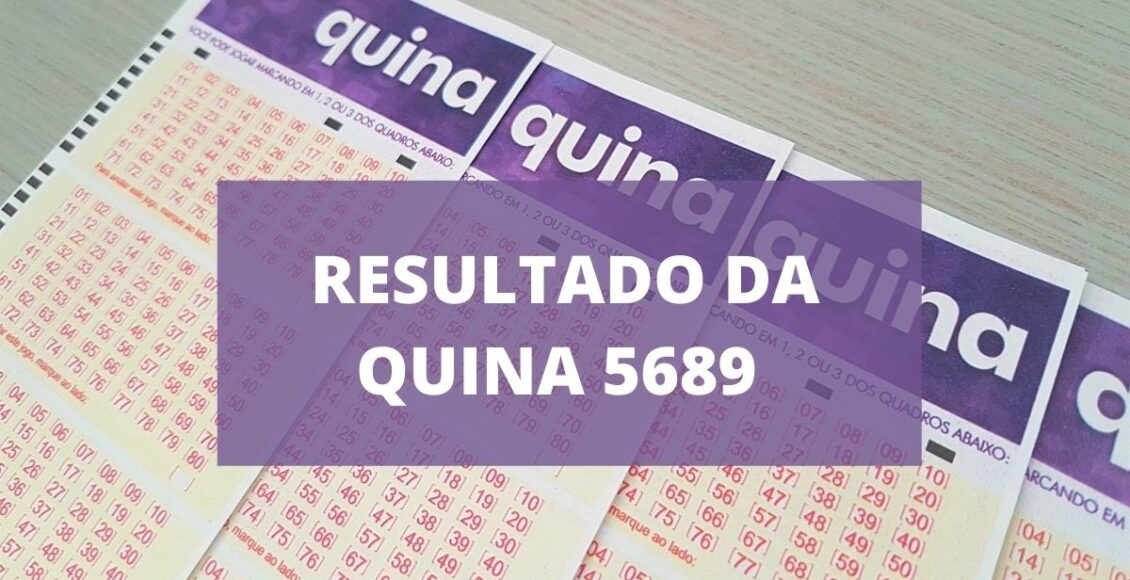 Resultado da Quina concurso 5689