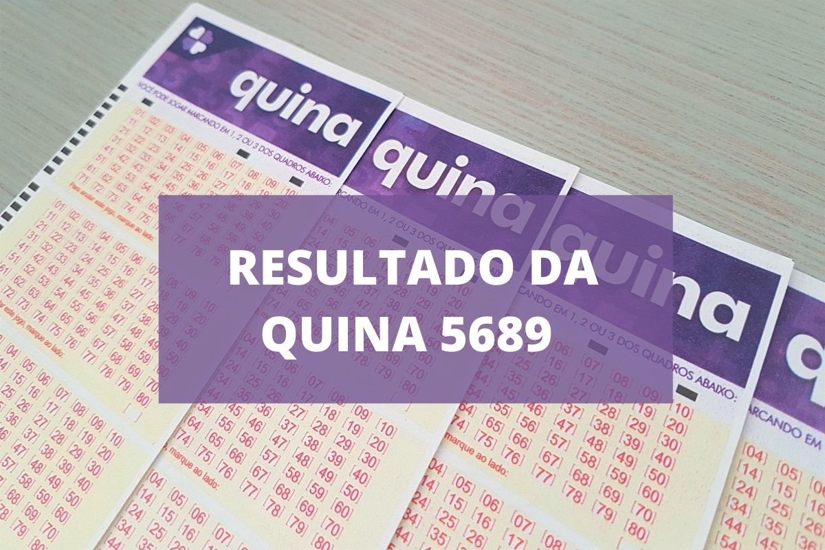 Resultado da Quina concurso 5689