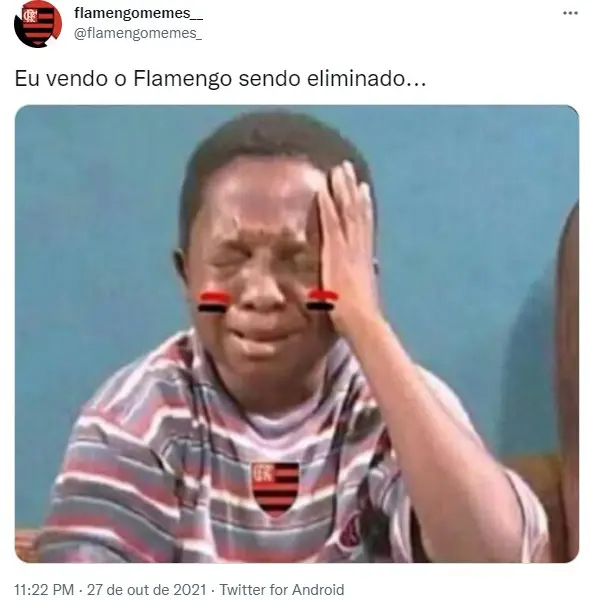 memes flamengo eliminado copa do brasil