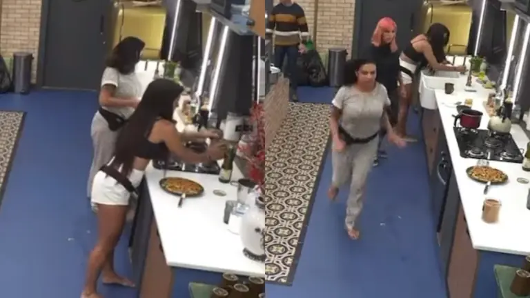 A Fazenda 2021: cabelo de Marina pega fogo enquanto peoa cozinha