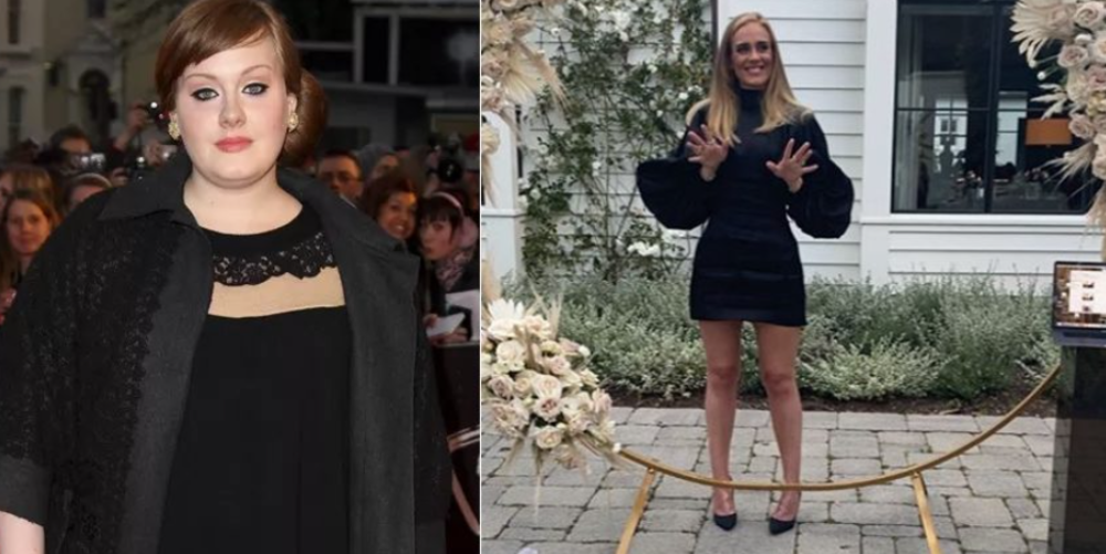 Adele antes e depois