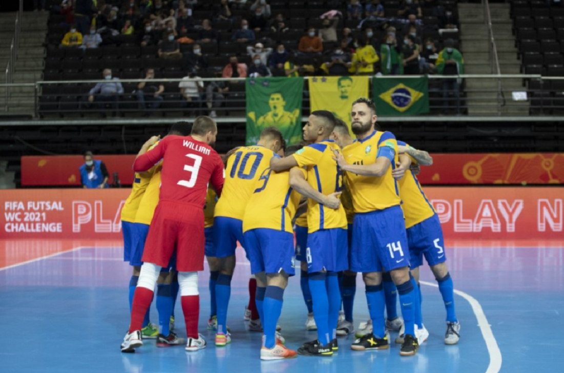 Brasil x Cazaquistão futsal terá transmissão da tv e internet