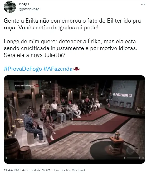 Erika A Fazenda 2021