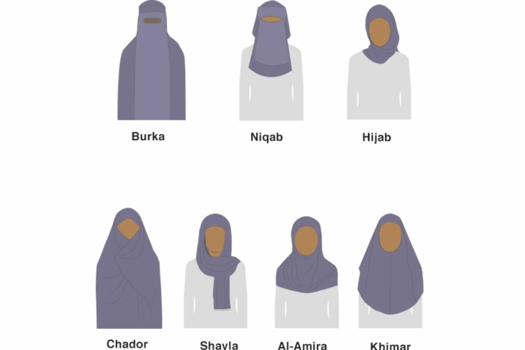Hijab tipos