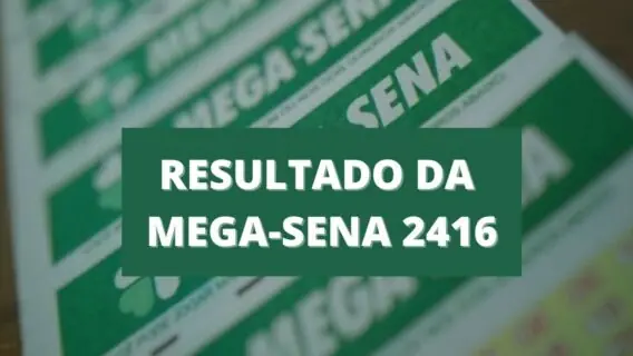 Resultado da Mega-Sena concurso 2416 de quarta-feira (06/10/21)