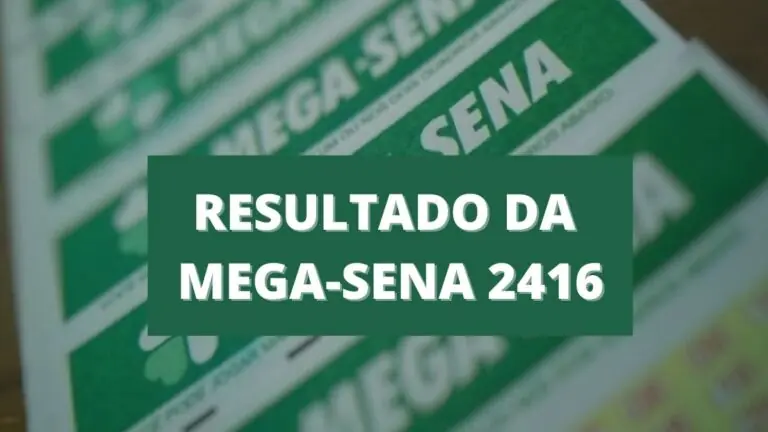 Resultado da Mega-Sena concurso 2416 de quarta-feira (06/10/21)