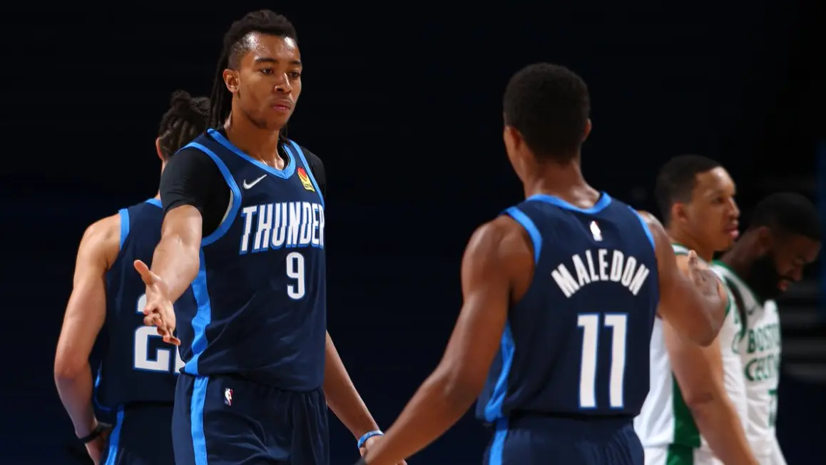 Camisa 9 do Oklahoma, Moses Brown é o quarto jogador mais alto da NBA