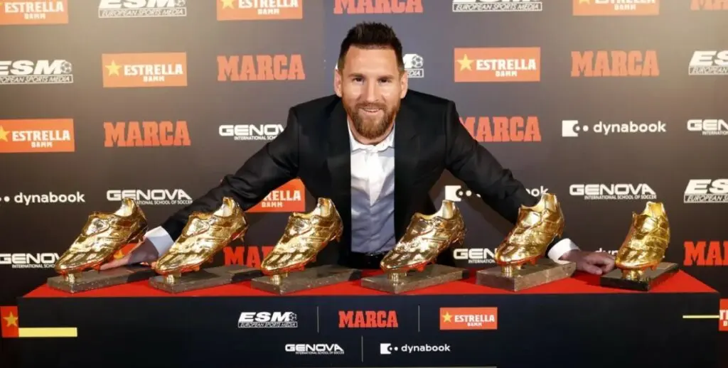 quantas bolas de ouro messi tem