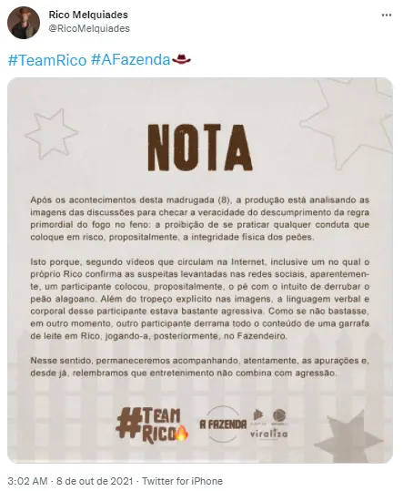 dynho vai ser expulso da fazenda