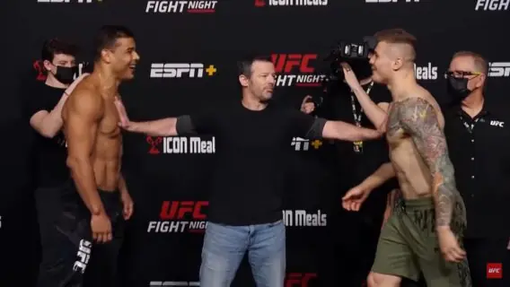 Confira o horário da luta de Paulo Borrachinha no UFC hoje (23/10)