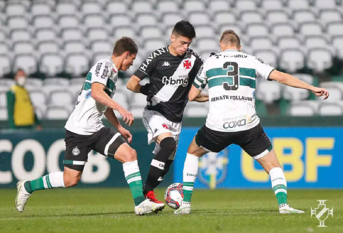 vasco x coritiba ao vivo