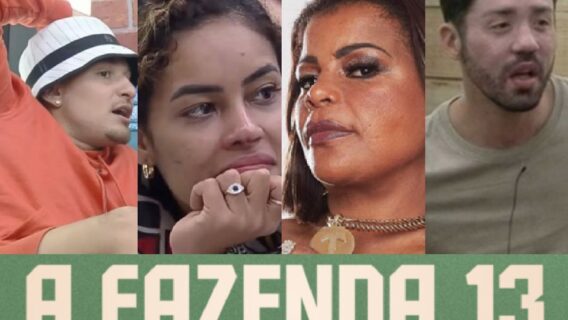 Votação A Fazenda: Gui, Sthe, Tati ou Rico, parcial indica quem sai