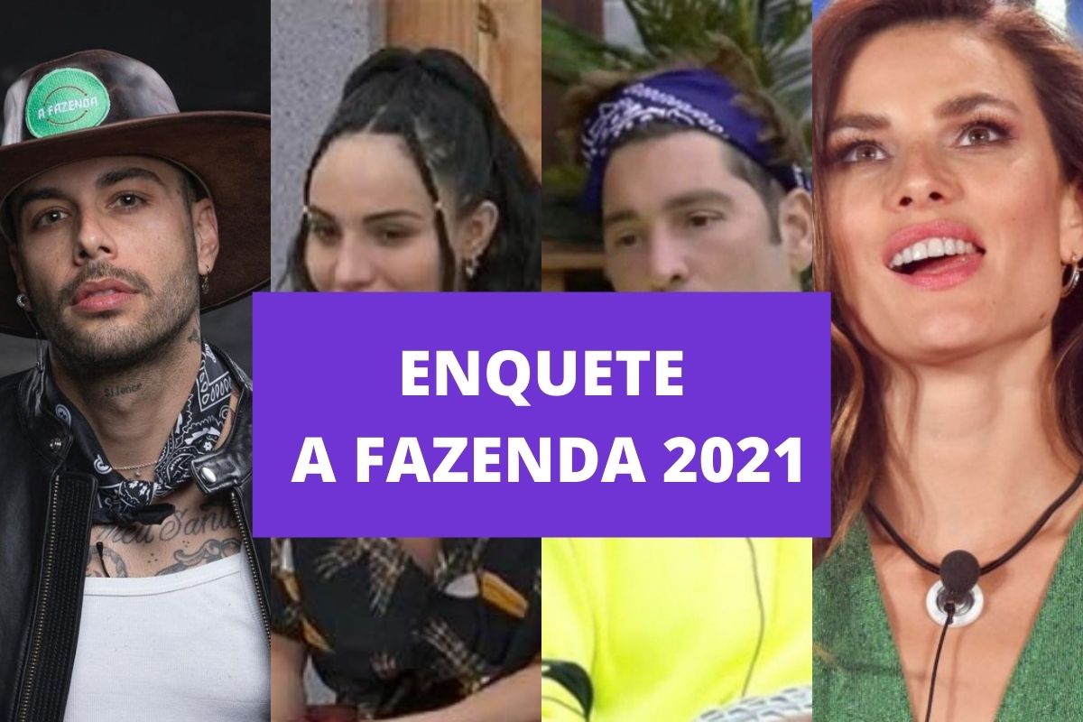 Enquete A Fazenda 2021 Gui, Aline, Victor ou Dayane, quem sai?
