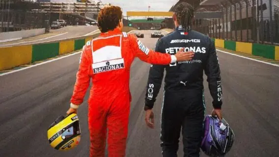 Adriane Galisteu celebra vitória de Hamilton após homenagem a Senna