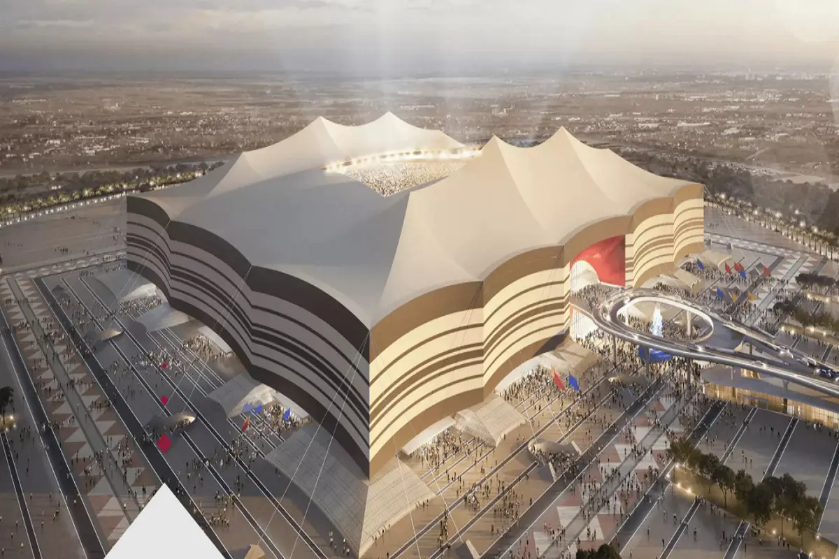 Estádio Al Bayt será coberto por uma tenda para a Copa do Mundo 2022