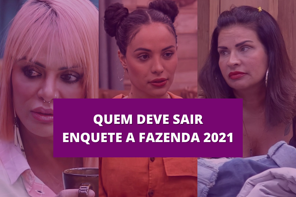 ENQUETE - QUEM VAI SAIR DA FAZENDA HOJE? ALINE, SOLANGE ou