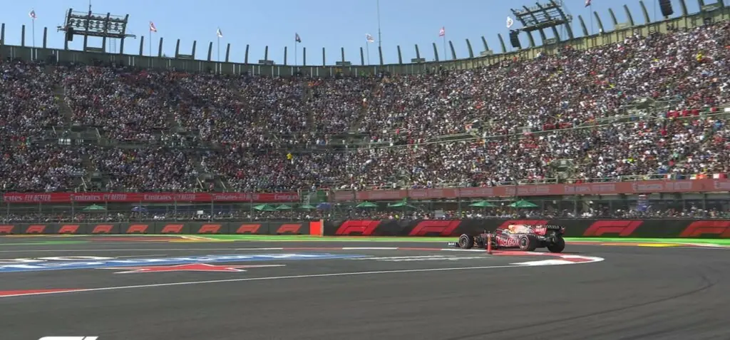 grid de largada da Fórmula 1