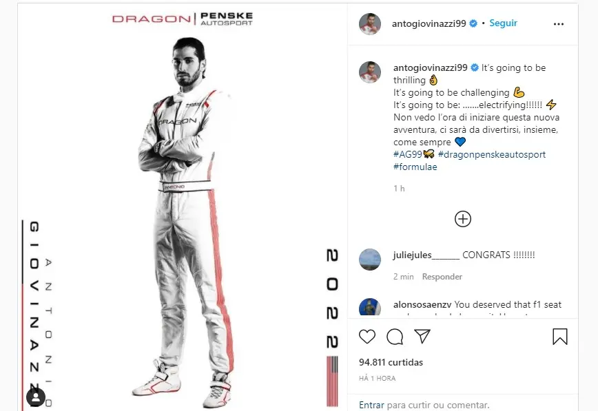 Giovinazzi fórmula E