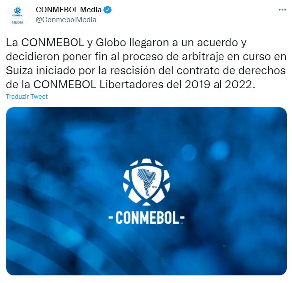 Globo vai transmitir a final da libertadores 2021